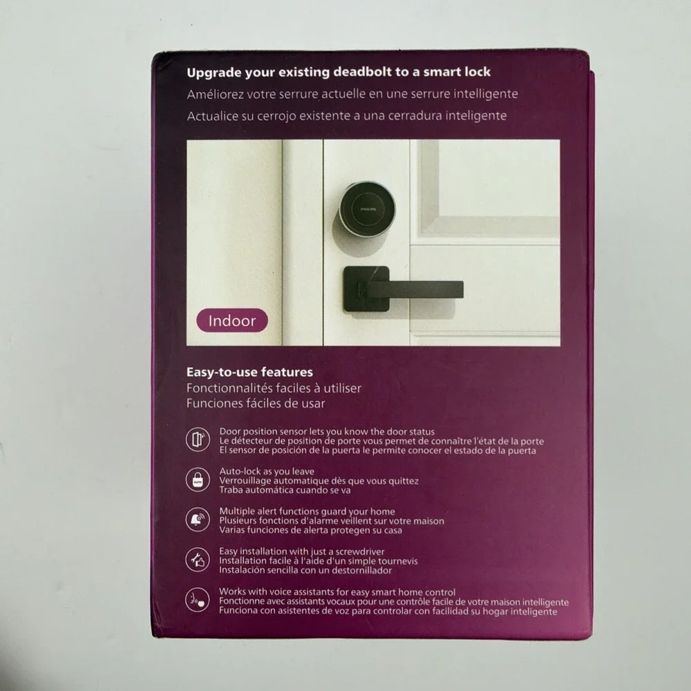 Philips Home Access Wi-Fi Retrofit Smart Door Deadbolt Lock (BLACK)